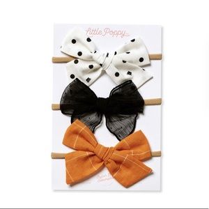 NIP. Little Poppy 3 set nylon headbands